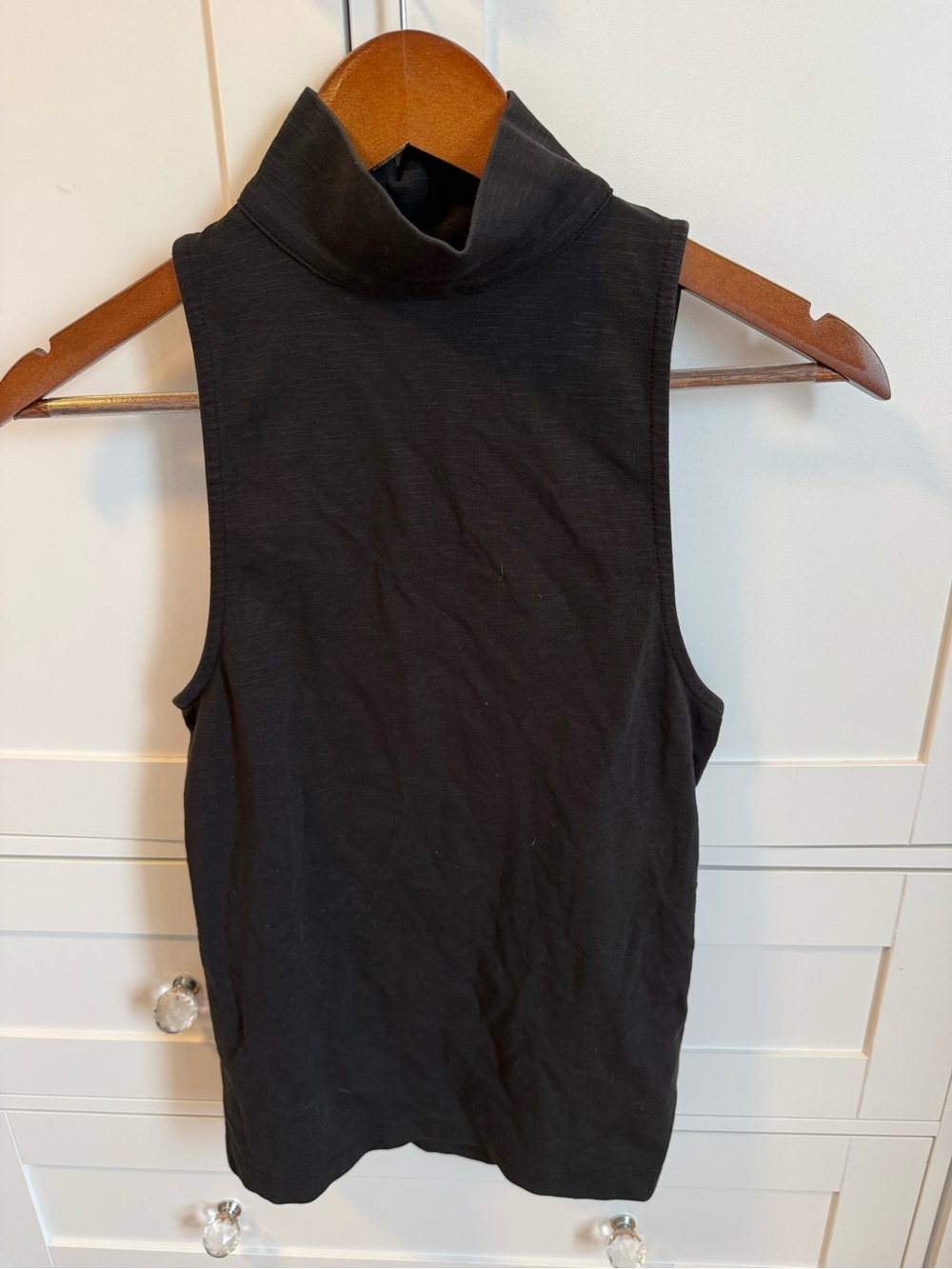 lululemon athletica Black Sleeveless Turtleneck Tank